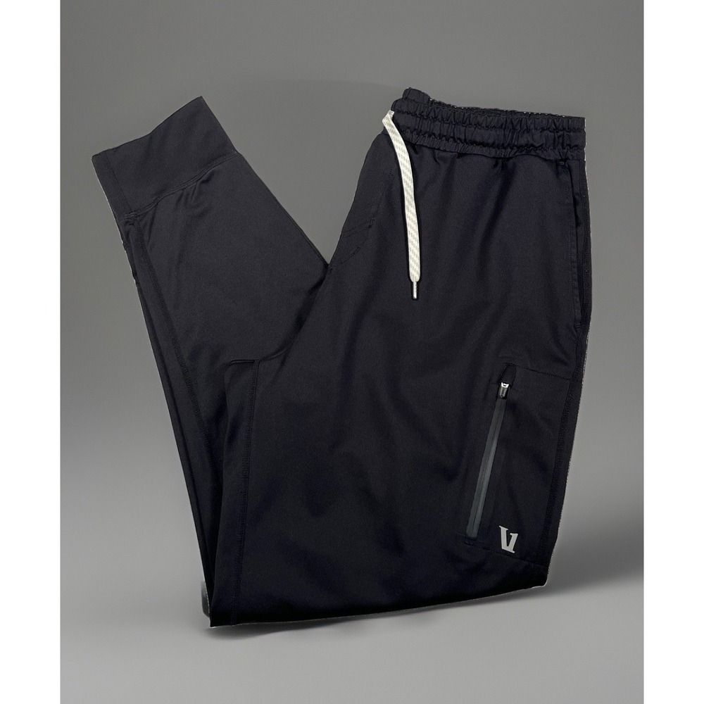 Vuori Mens Large Sunday Performance Jogger Pants Black V416 Sweatpants